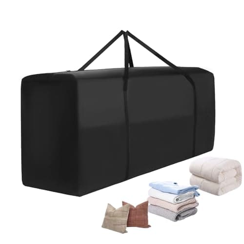 DNIEBW Extra Large Patio Cushion Storage Bag (68 x 30 x 20 in)