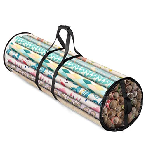 Zober Round Gift Wrapping Paper Organizer