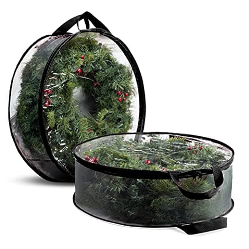 Zober 2-Pack Christmas Wreath Storage Container (36 in)