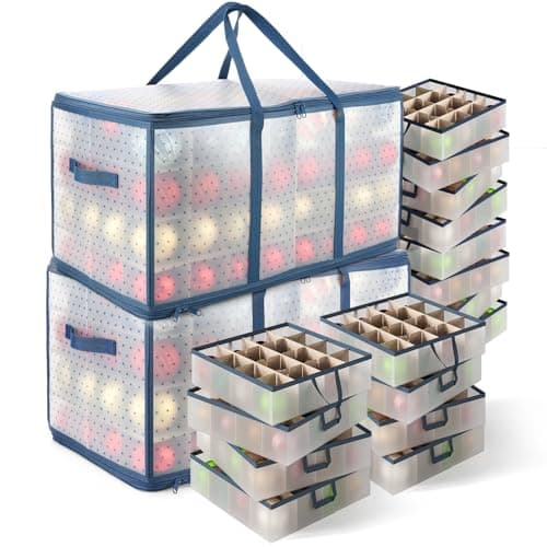 Hearth & Harbor Large Ornament Storage Box (128)