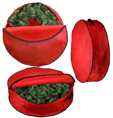 Iconikal 30-Inch Wreath Storage Bags (3-pack)